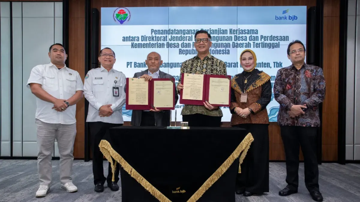 Kolaborasi Bank BJB dan Kemendesa PDT Wujudkan Ekosistem Keuangan Desa yang Berkelanjutan