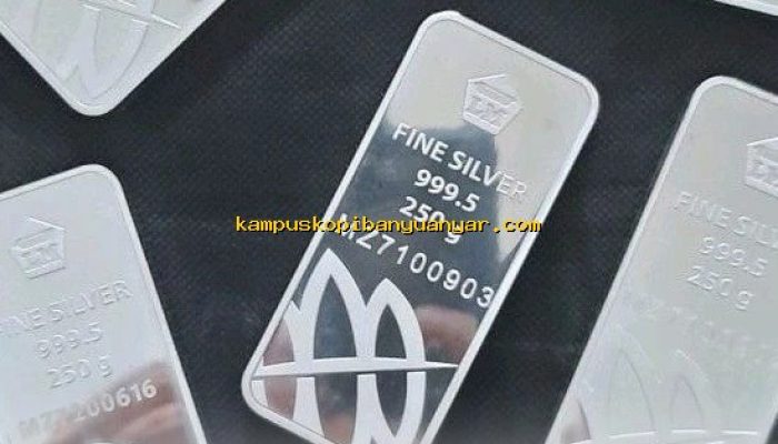 Harga Perak Antam Melonjak Tajam, Kini Tembus Rp55.100 per Gram!