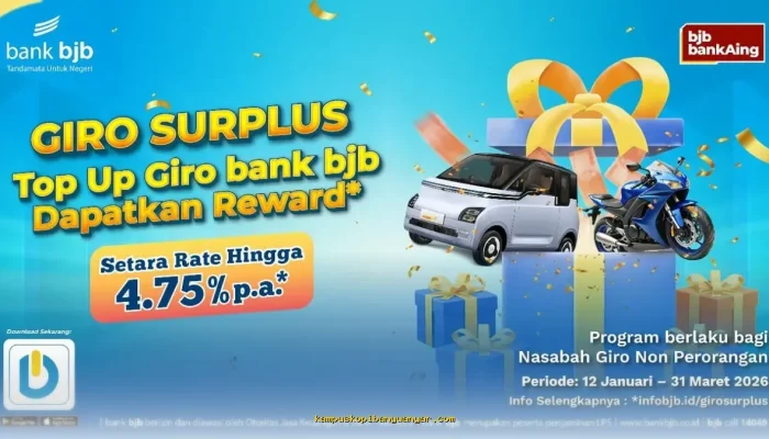 Mengelola Dana Usaha Lebih Efektif dengan Giro Surplus bank bjb!