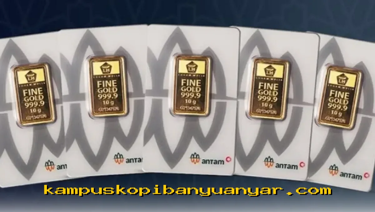Emas Antam Melonjak Tajam Hari Ini, Simak Harga Terbarunya yang Menggelegak!
