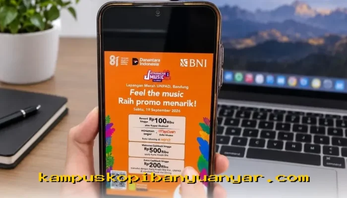 BNI Dorong Kreativitas Mahasiswa Lewat Dukungan Penuh pada Jatinangor Music Fest Unpad!