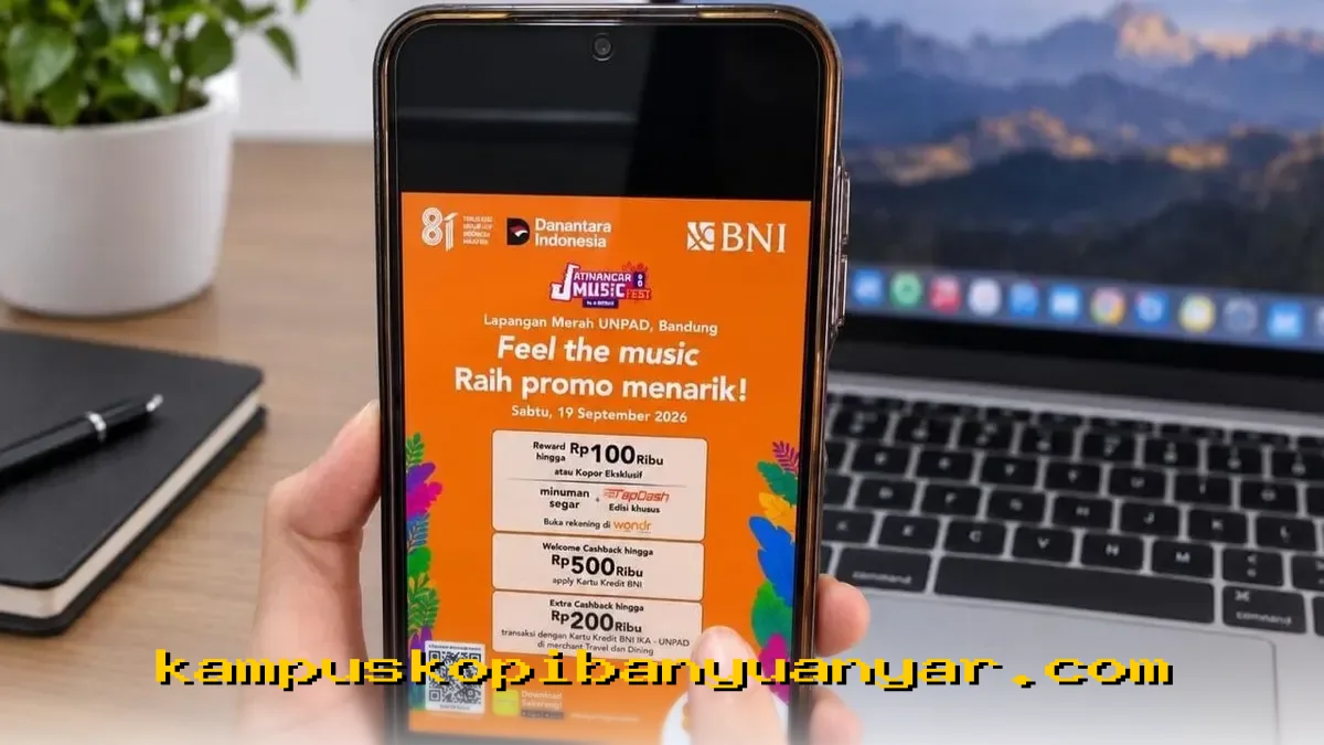 BNI Dorong Kreativitas Mahasiswa Lewat Dukungan Penuh pada Jatinangor Music Fest Unpad!