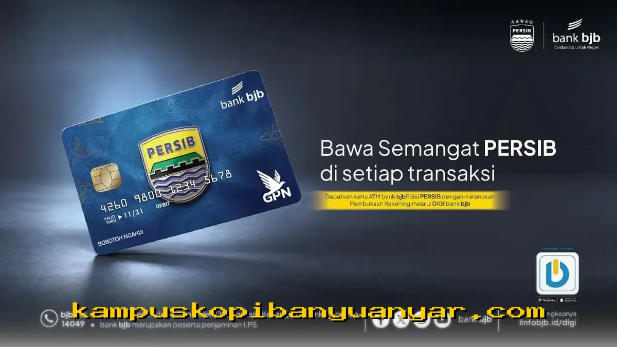 bank bjb Luncurkan Kartu ATM Edisi Persib, Dorong Pengembangan Ekosistem Digital dan Komunitas UMKM!