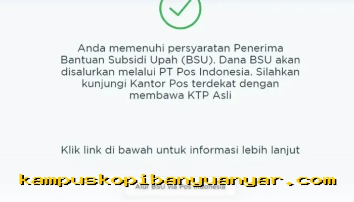 Cara Mudah Dapatkan BSU Kemnaker Rp900 Ribu Tanpa Ribet, Syarat dan Langkah Ambil Uang di Kantor Pos!